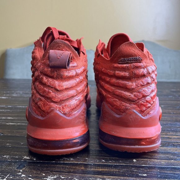 Nike LeBron XVII 17 Red Carpet GS Youth Size 6Y BQ5594-600 - Picture 5 of 7